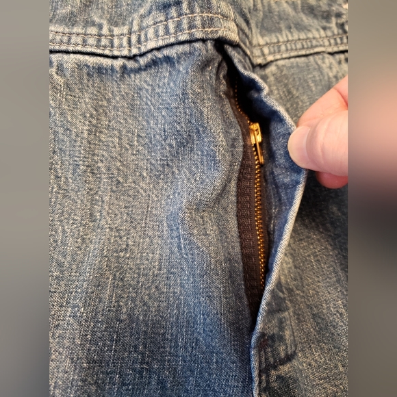 Vintage Oshkosh B'gosh flannel lined Vestbak Denim overalls 1986 size 4 toddler - Picture 10 of 16